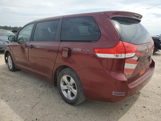 5TDZK3DC8ES515050 - 2014 TOYOTA SIENNA RED photo 2