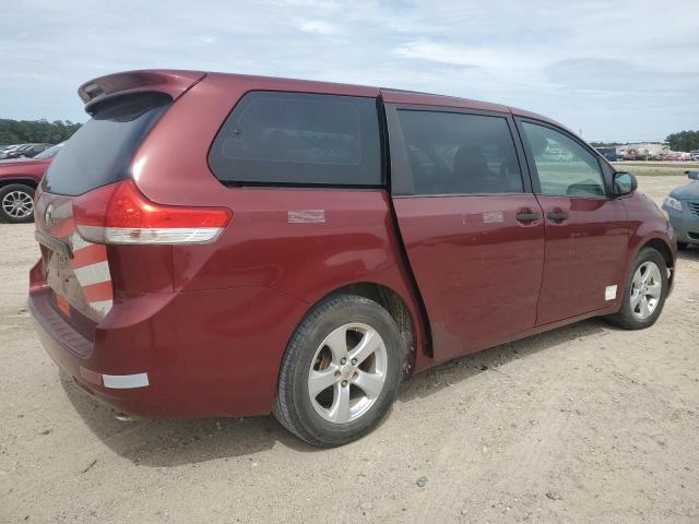 5TDZK3DC8ES515050 - 2014 TOYOTA SIENNA RED photo 3