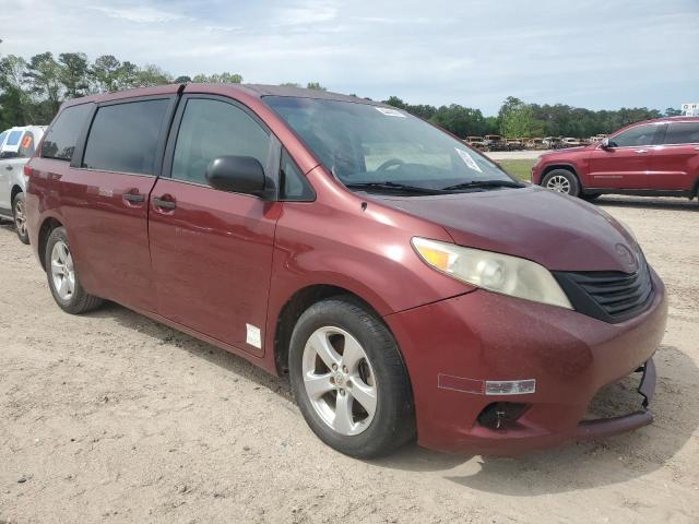 5TDZK3DC8ES515050 - 2014 TOYOTA SIENNA RED photo 4