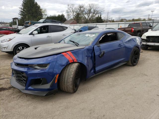 1G1FJ1R63N0132464 - 2022 CHEVROLET CAMARO ZL1 BLUE photo 1