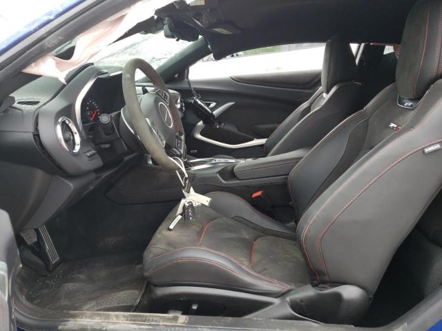 1G1FJ1R63N0132464 - 2022 CHEVROLET CAMARO ZL1 BLUE photo 7