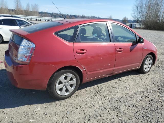 JTDKB20U373262394 - 2007 TOYOTA PRIUS RED photo 3