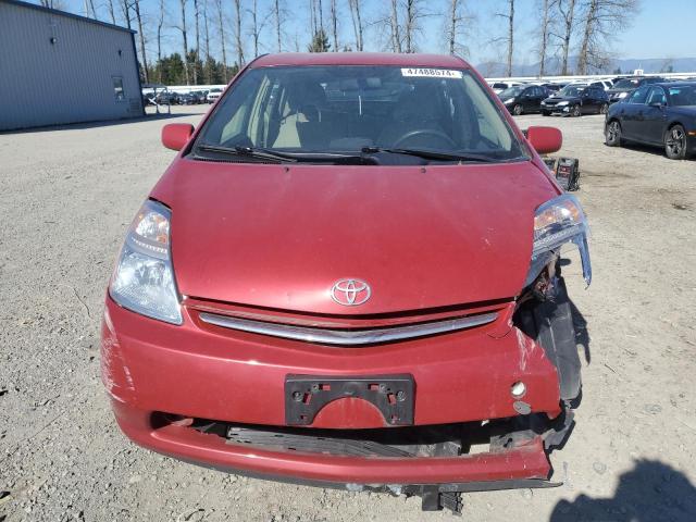 JTDKB20U373262394 - 2007 TOYOTA PRIUS RED photo 5