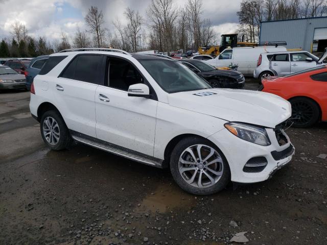 4JGDA5HB4GA646188 - 2016 MERCEDES-BENZ GLE 350 4MATIC WHITE photo 4