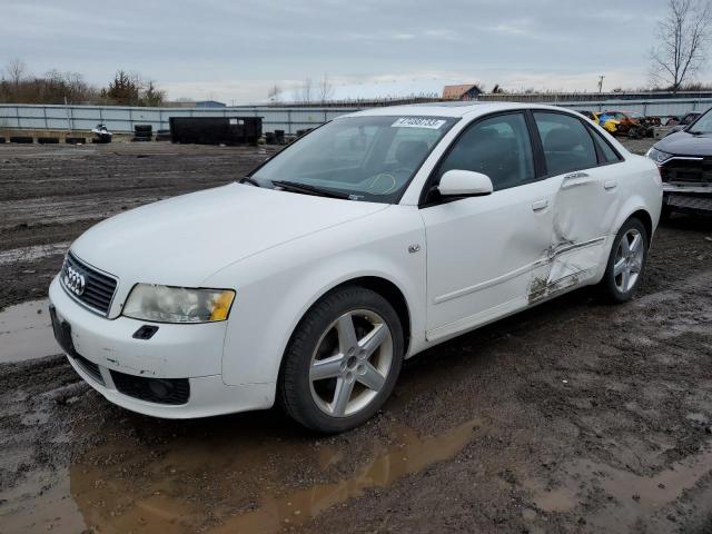 WAULC68E93A284103 - 2003 AUDI A4 1.8T QUATTRO WHITE photo 1