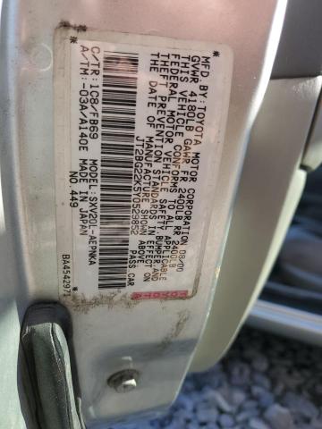 JT2BG22K5Y0529852 - 2000 TOYOTA CAMRY CE SILVER photo 13