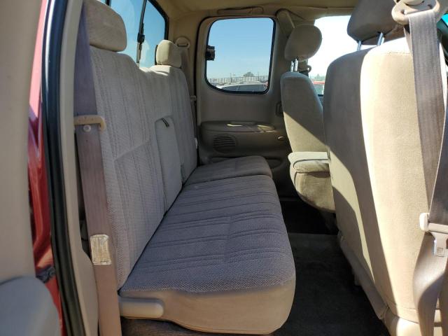 5TBBT4411YS057397 - 2000 TOYOTA TUNDRA ACCESS CAB წითელი ფოტო 10