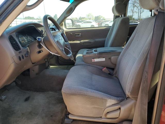 5TBBT4411YS057397 - 2000 TOYOTA TUNDRA ACCESS CAB წითელი ფოტო 7