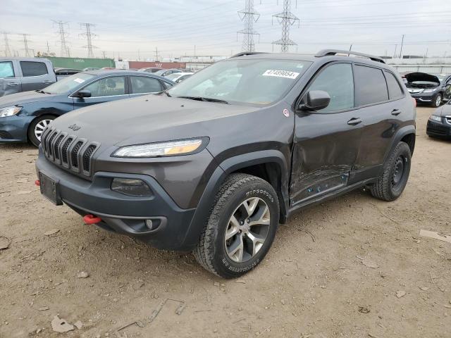 1C4PJMBSXGW155874 - 2016 JEEP CHEROKEE TRAILHAWK ნაცრისფერი ფოტო 1