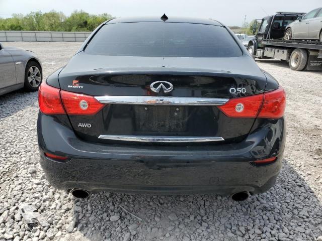 JN1CV7AR4HM681792 - 2017 INFINITI Q50 BASE BLACK photo 6