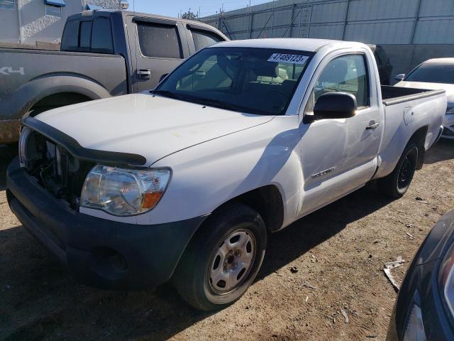 5TENX22N49Z651781 - 2009 TOYOTA TACOMA WHITE photo 1