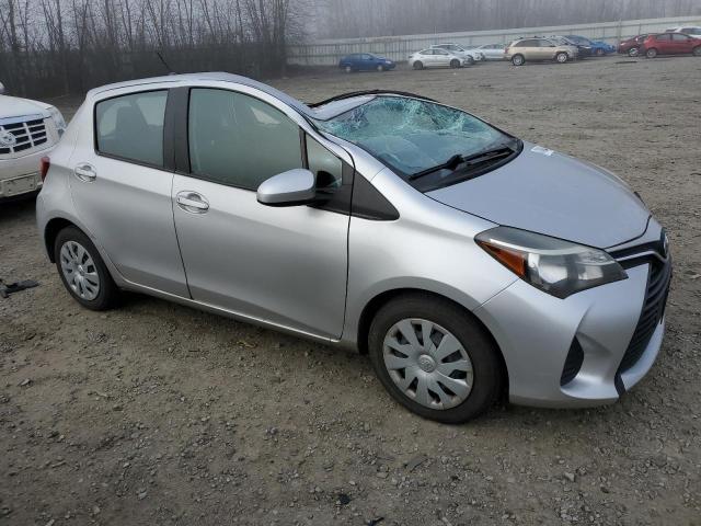 VNKKTUD33FA035685 - 2015 TOYOTA YARIS SILVER photo 4