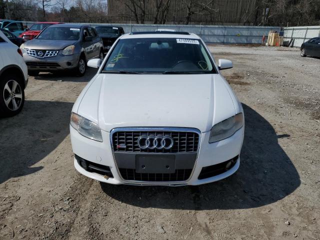 WAUDF78E48A056860 - 2008 AUDI A4 2.0T QUATTRO WHITE photo 5