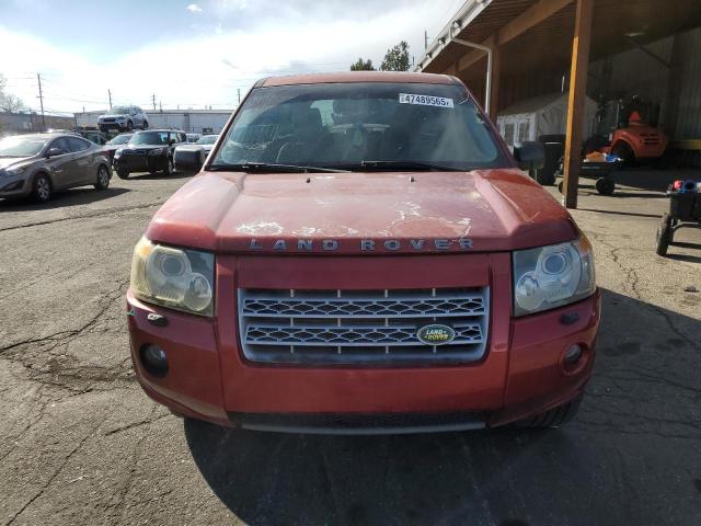 SALFT24N58H061921 - 2008 LAND ROVER LR2 HSE TECHNOLOGY RED photo 5
