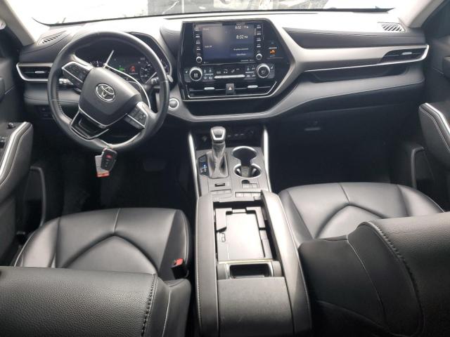 5TDGZRBH4LS016201 - 2020 TOYOTA HIGHLANDER XLE BLUE photo 8