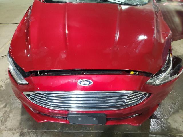 3FA6P0T96HR255723 - 2017 FORD FUSION SE RED photo 11