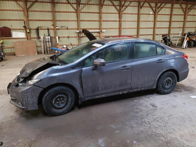 2HGFB2F45FH052479 - 2015 HONDA CIVIC LX GRAY photo 1