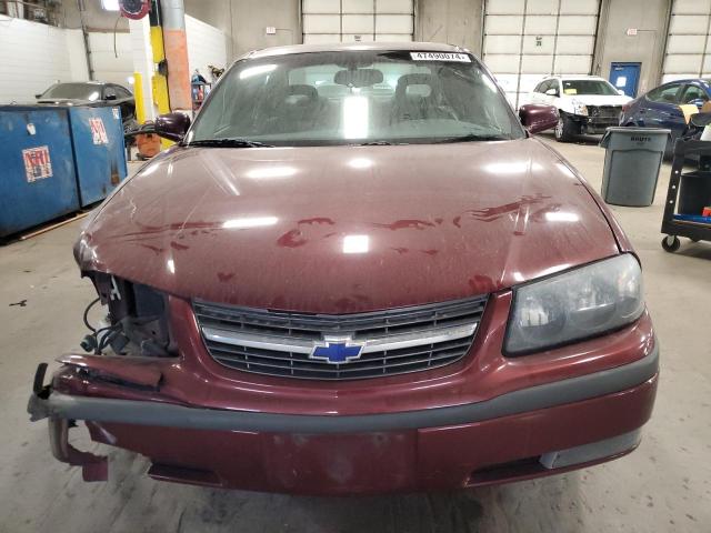 2G1WH55K329310848 - 2002 CHEVROLET IMPALA LS RED photo 5