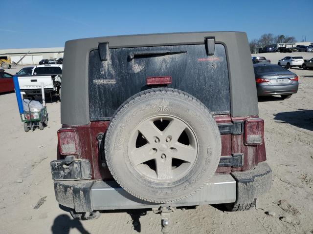 1J4GA59109L760990 - 2009 JEEP WRANGLER U SAHARA BURGUNDY photo 6