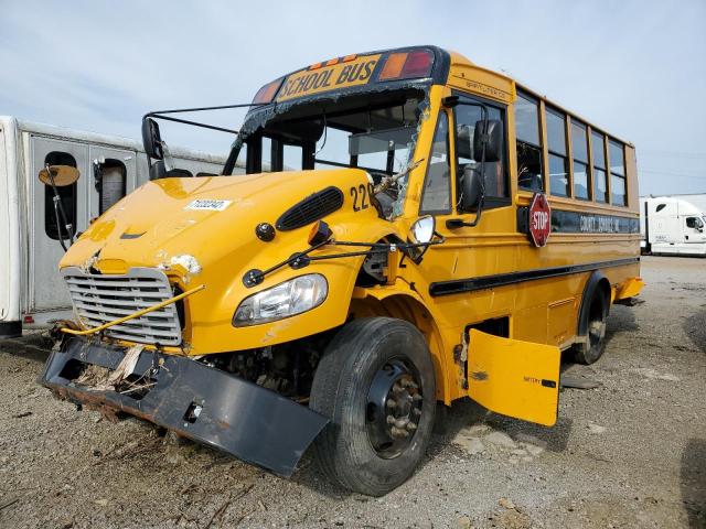 4UZABRDT1ACAR4590 - 2010 FREIGHTLINER CHASSIS B2B YELLOW photo 2