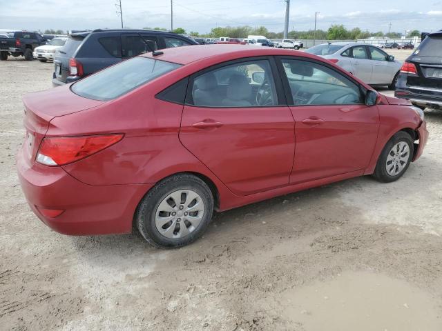 KMHCT4AE7GU134167 - 2016 HYUNDAI ACCENT SE RED photo 3