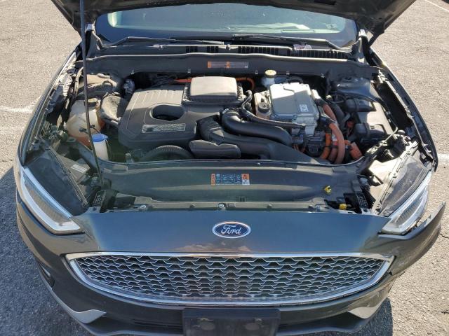 3FA6P0SU1KR176148 - 2019 FORD FUSION TITANIUM GRAY photo 11