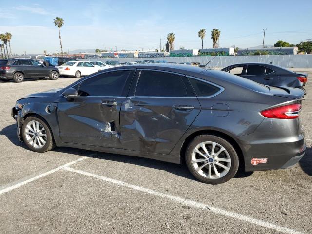 3FA6P0SU1KR176148 - 2019 FORD FUSION TITANIUM GRAY photo 2