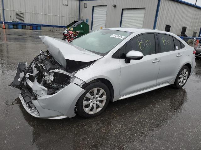 5YFEPMAE1MP157485 - 2021 TOYOTA COROLLA LE SILVER photo 1