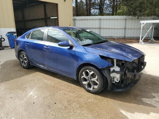 3KPF24AD9KE099764 - 2019 KIA FORTE FE BLUE photo 4