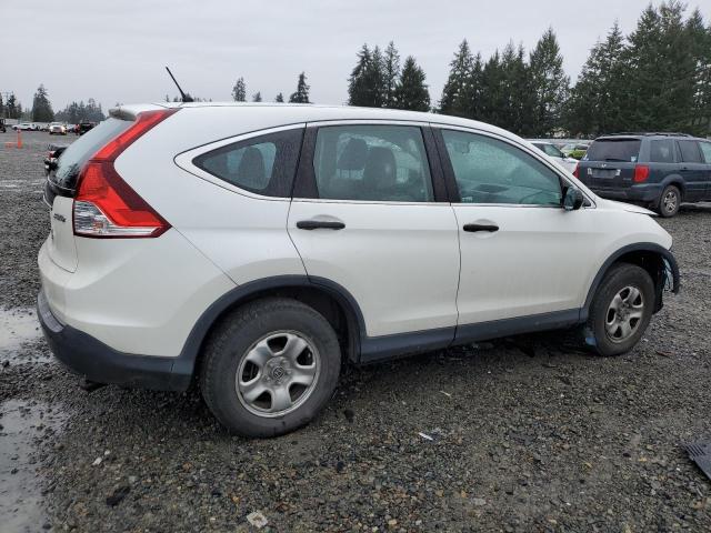 5J6RM4H31EL076215 - 2014 HONDA CR-V LX WHITE photo 3