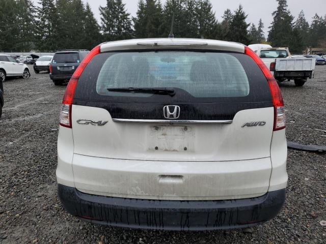 5J6RM4H31EL076215 - 2014 HONDA CR-V LX WHITE photo 6