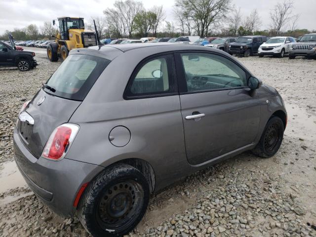 3C3CFFAR5CT344074 - 2012 FIAT 500 POP GRAY photo 3