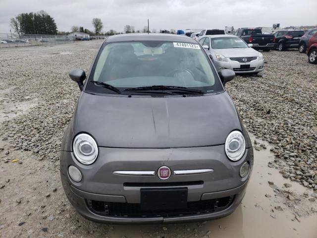 3C3CFFAR5CT344074 - 2012 FIAT 500 POP GRAY photo 5