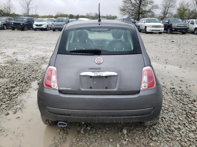 3C3CFFAR5CT344074 - 2012 FIAT 500 POP GRAY photo 6