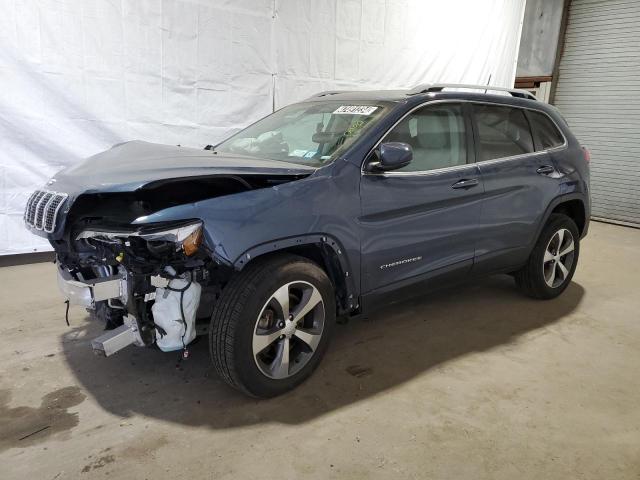 1C4PJMDX8KD379013 - 2019 JEEP CHEROKEE LIMITED BLUE photo 1