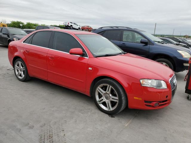 WAUAF78EX7A193660 - 2007 AUDI A4 2 RED photo 4