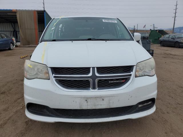 2C4RDGCG9ER202619 - 2014 DODGE GRAND CARA SXT WHITE photo 5