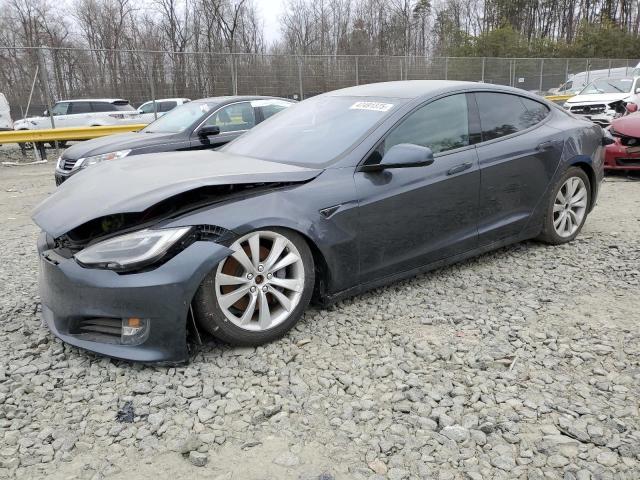5YJSA1E28GF156370 - 2016 TESLA MODEL S GRAY photo 1