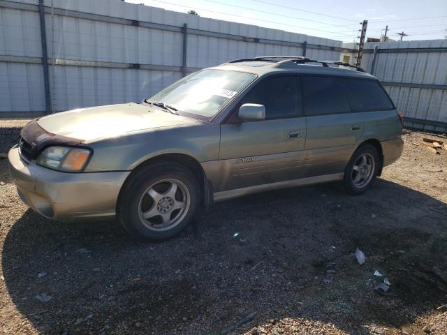 4S3BH806637657935 - 2003 SUBARU LEGACY OUTBACK H6 3.0 LL BEAN GREEN photo 1