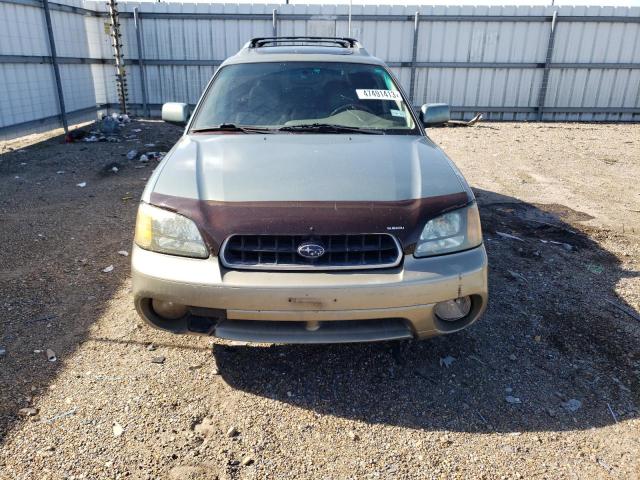 4S3BH806637657935 - 2003 SUBARU LEGACY OUTBACK H6 3.0 LL BEAN GREEN photo 5