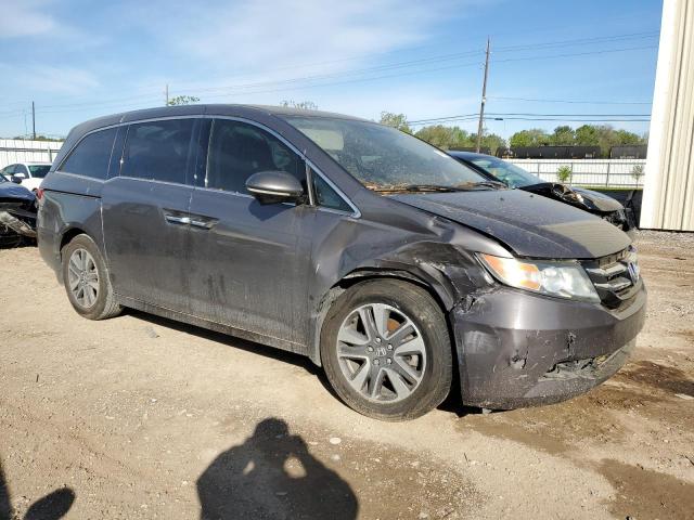 5FNRL5H98FB113090 - 2015 HONDA ODYSSEY TOURING GRAY photo 4