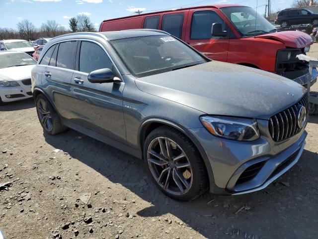 WDC0G8JB3JF437011 - 2018 MERCEDES-BENZ GLC 63 4MATIC AMG SILVER photo 4