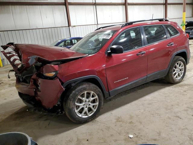 1C4PJMAB9GW145063 - 2016 JEEP CHEROKEE SPORT RED photo 1