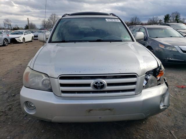 JTEEP21A350102741 - 2005 TOYOTA HIGHLANDER LIMITED SILVER photo 5