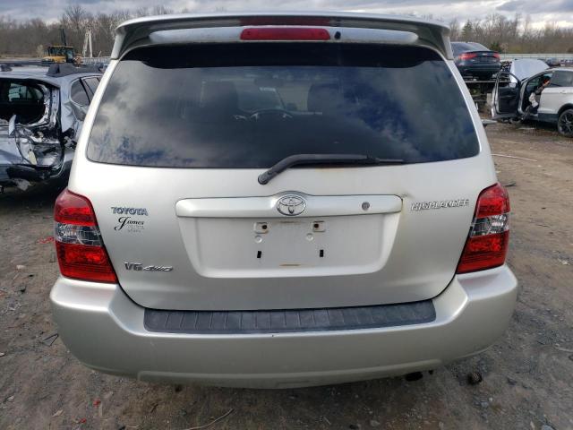 JTEEP21A350102741 - 2005 TOYOTA HIGHLANDER LIMITED SILVER photo 6