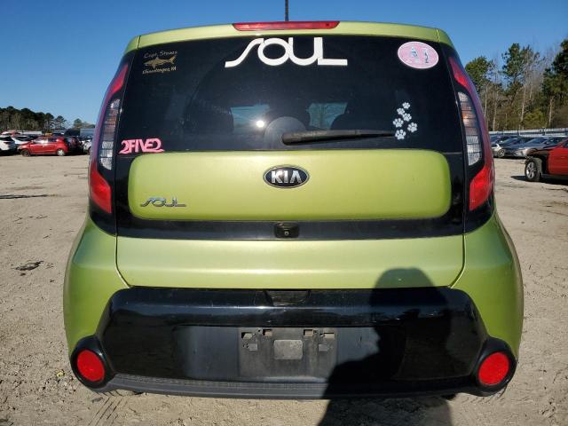 KNDJP3A56G7867982 - 2016 KIA SOUL + GREEN photo 6