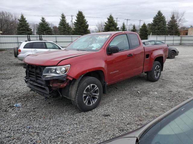 1GCHTDEN9M1194646 - 2021 CHEVROLET COLORADO Z71 RED photo 1