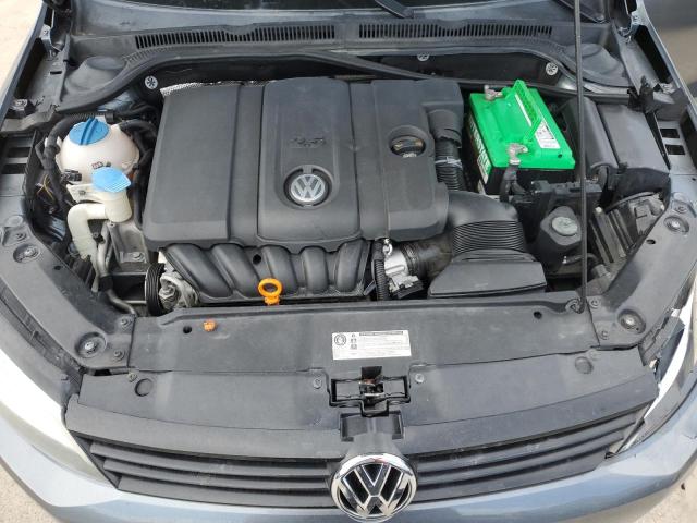 3VWLX7AJ0BM351304 - 2011 VOLKSWAGEN JETTA SEL GRAY photo 11