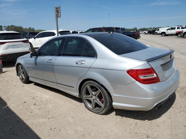 WDDGF4HBXCR217037 - 2012 MERCEDES-BENZ C 250 SILVER photo 2