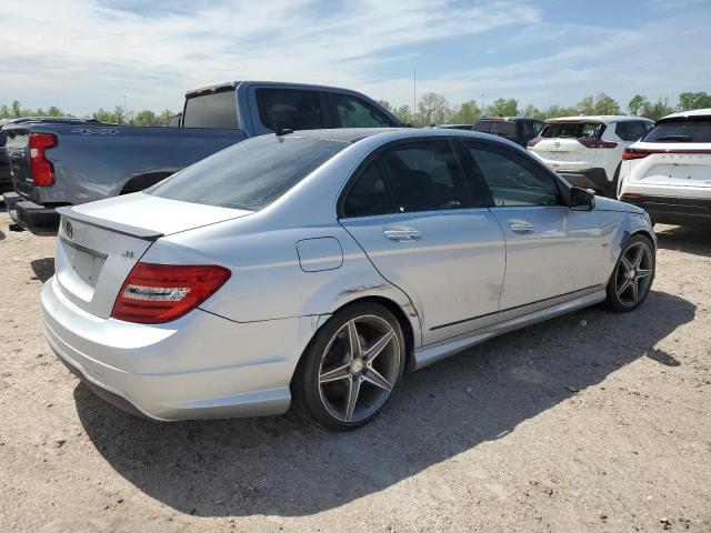 WDDGF4HBXCR217037 - 2012 MERCEDES-BENZ C 250 SILVER photo 3